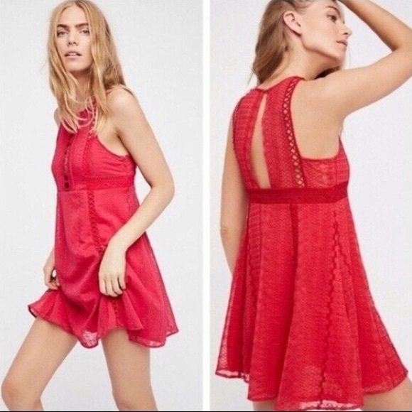 Free People Dresses & Skirts - 🎉*HOST PICK*🎉 Free People Red Mini  Size 6